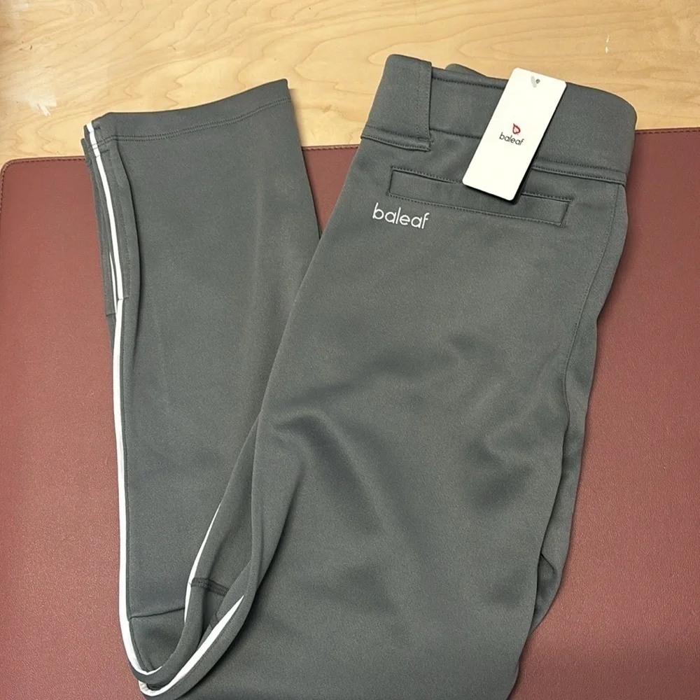BALEAF Boys Baseball Pants - Adjustable Inseam Piping Pants Full Length, Large - Picture 2 of 8